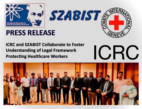 ICRC and SZABIST Collaborate to Foster Understanding of Legal Framework Protecting Healthcare Workers