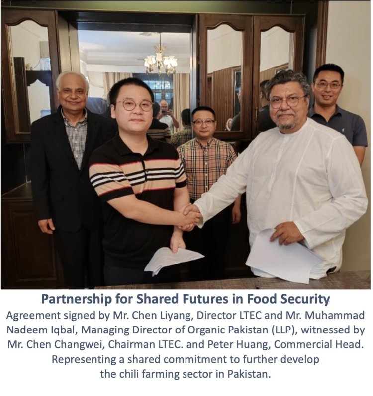 Partnership for Shared Futures in Food Security. MoU signed to facilitate Pakistani chili export to China