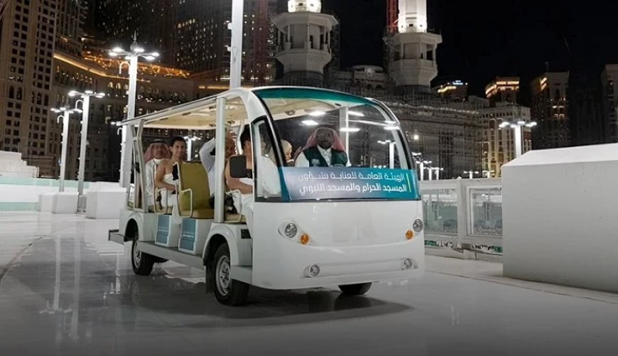 Smart Golf Carts Introduced for Tawaf at Grand Mosque in Makkah