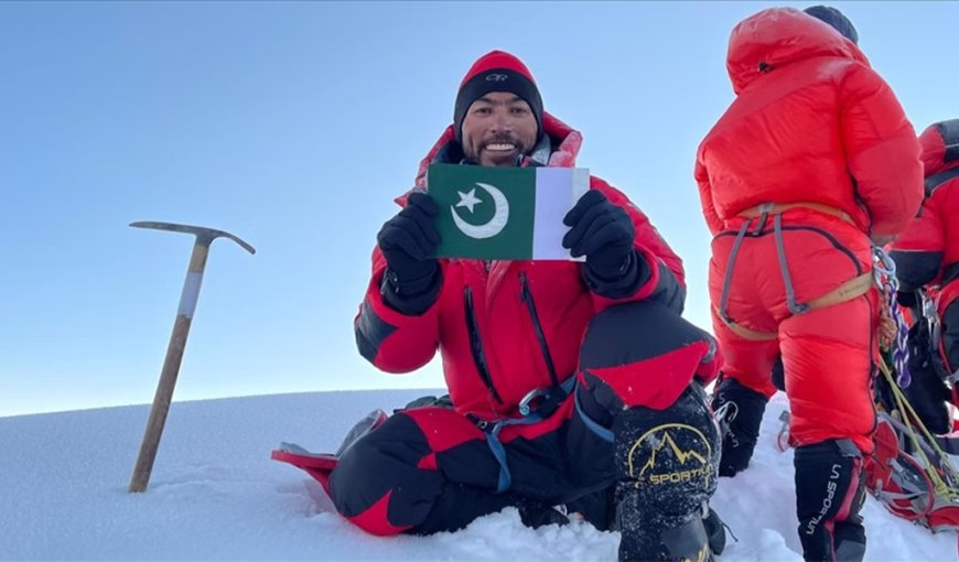 Pakistani climber Sirbaz Khan summits Mount Everest without supplementary oxygen