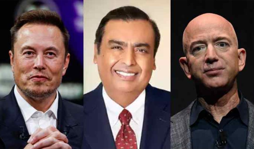 Mukesh Ambani Beats Elon Musk, Jeff Bezos in Satellite Internet